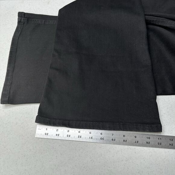Old Navy Jeans Women 18 High Rise Flare Stretch Black Denim Western Festival NEW - Picture 8 of 8